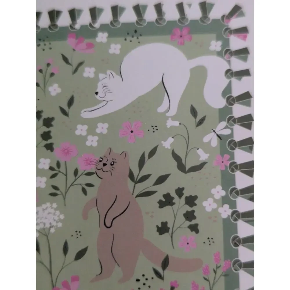 DIY No Sew Throw Kit Cat Feline Floral 48x60